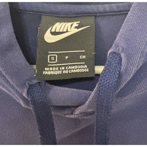 Nike Men's Paris St. Germain‎ Pullover Hoodie Sweatshirt Blue • 892550 • Small - Picture 3 of 6